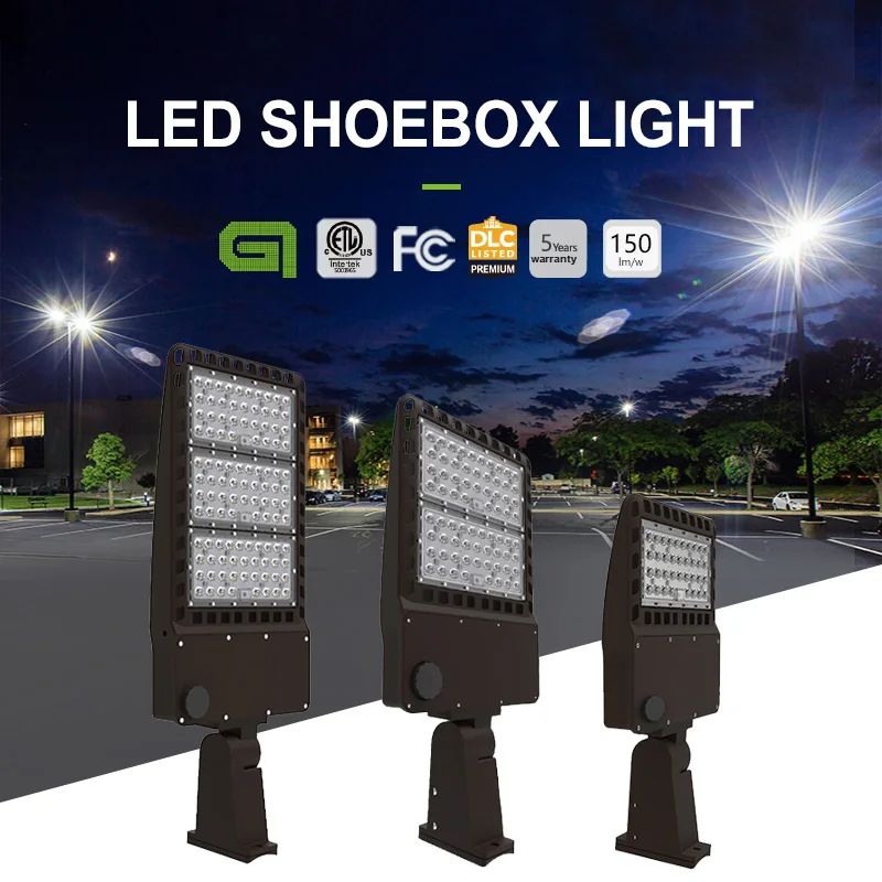 Imagem -02 - Dlc Shoe Box Light 200w Módulo para Jardim Caminho Iluminação Rodoviária Urbana Preço de Atacado