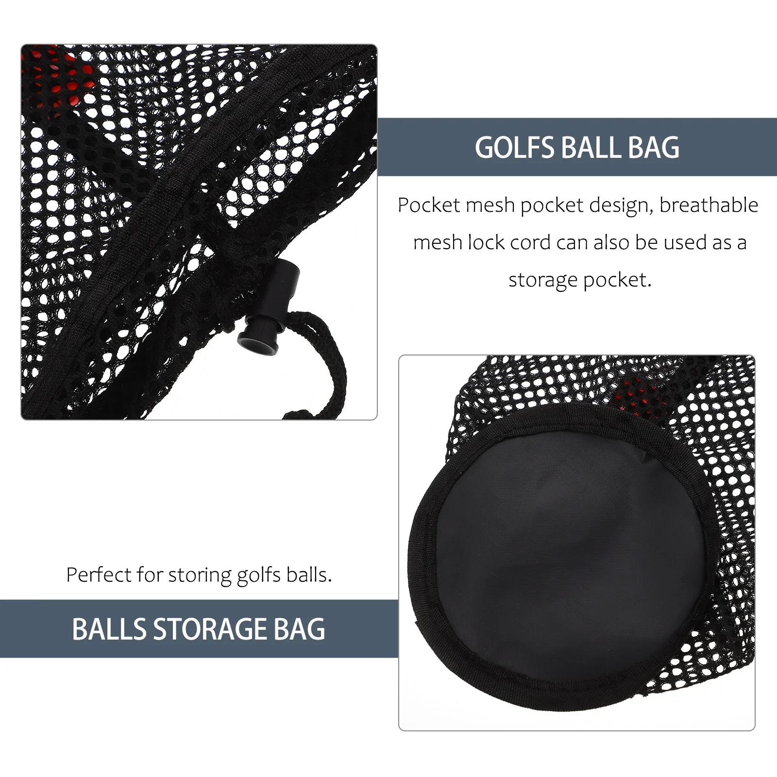 Torba na piłki golfowe z nylonowej siatki, organizer na piłki o dużej pojemności, przenośny pojemnik na piłki sportowe, tenis, baseball