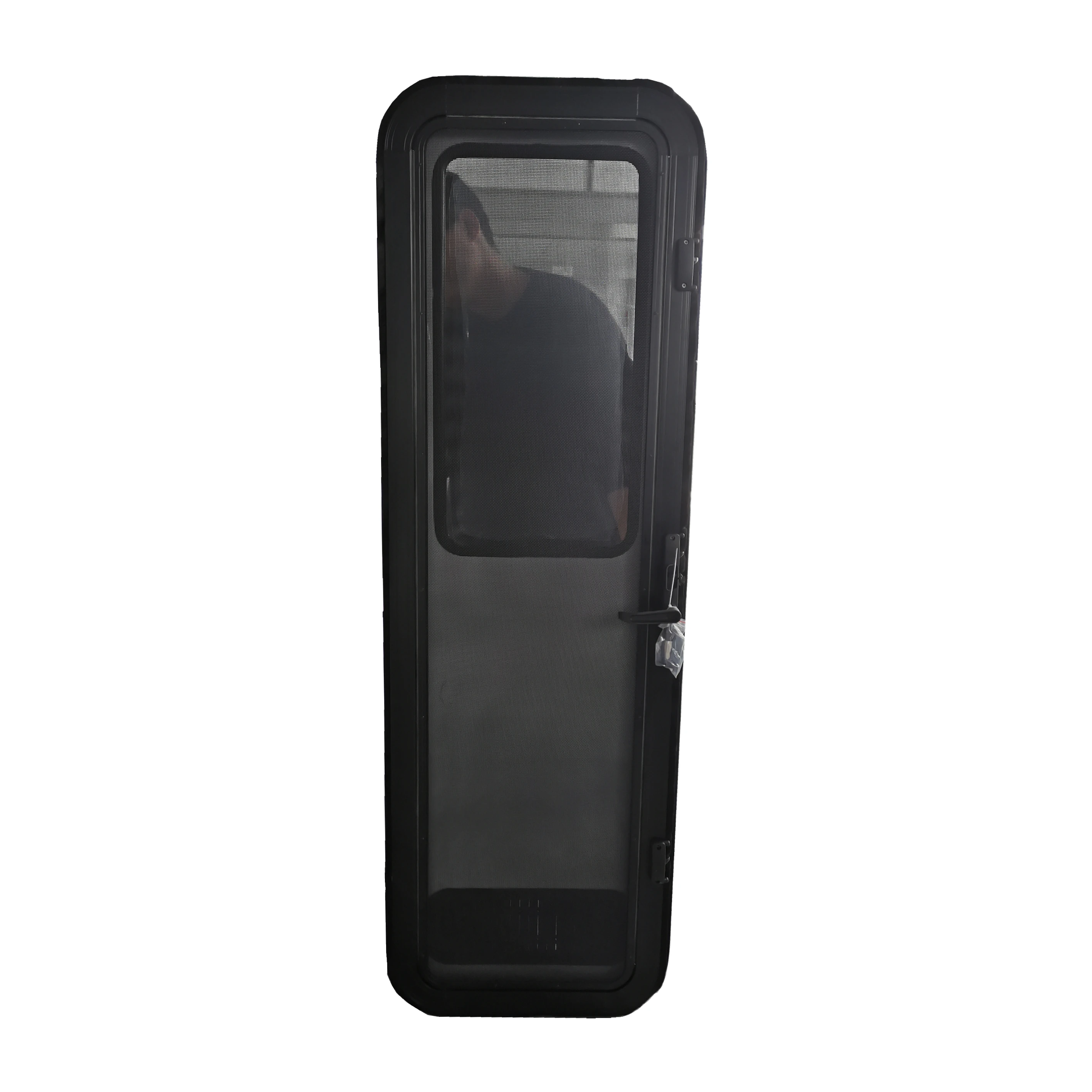 2024 Aluminum Alloy DOOR Frame Three-point Linkage Lock Caravan Trailer RV Door With Insect Proof Door