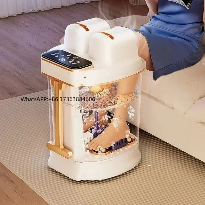 

Новинка 2026: Горячая распродажа! Электрическая массажная ванночка для ног с подогревом и термостатом, автоматическая, для домашнего использования.