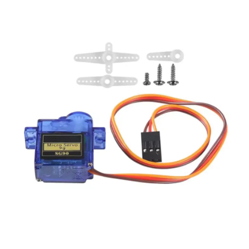 1-10PCS SG90 9G Micro Digital Servo Motor 180/360Degree Fixed-Wing Gear Servo Motor for Rc Helicopter Toy Airplane Aircraft