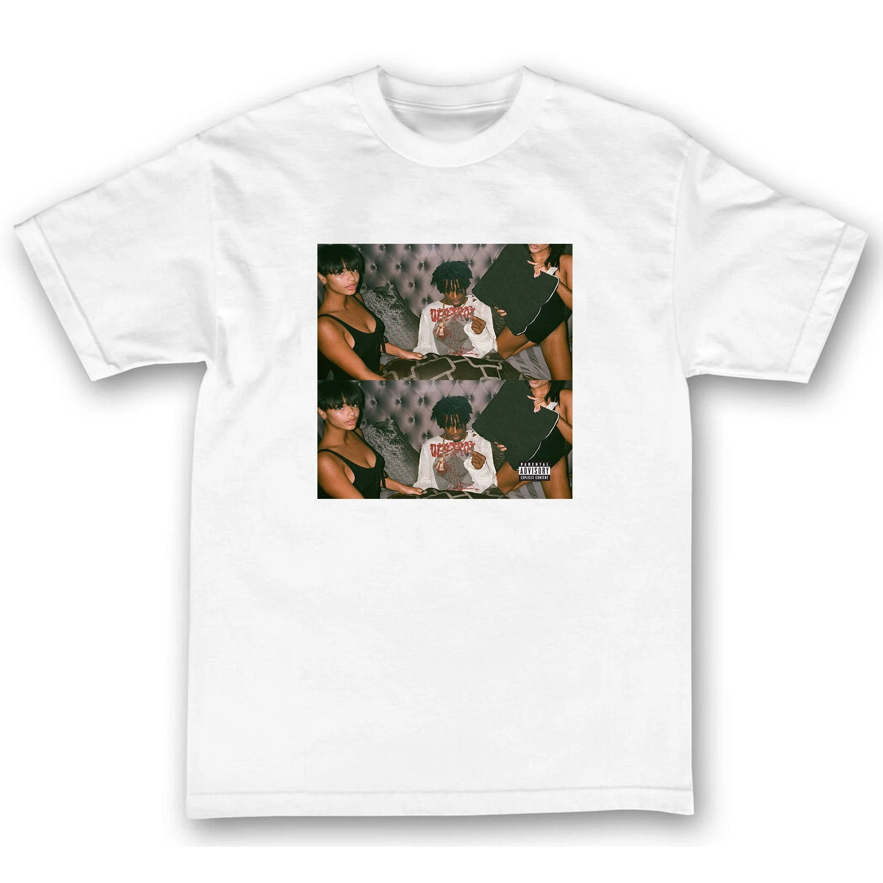 

Movie Photo Graphic Printing Summer Luxury Brand Pure Cotton Men's and Women's T-shirt Short Sleeve Street Fashion Trend