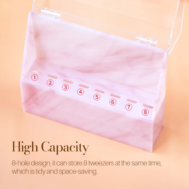 LASHLady lash tweezer storage box display case dustproof Professional Storage for Eyelash Extension Tweezers High Quality