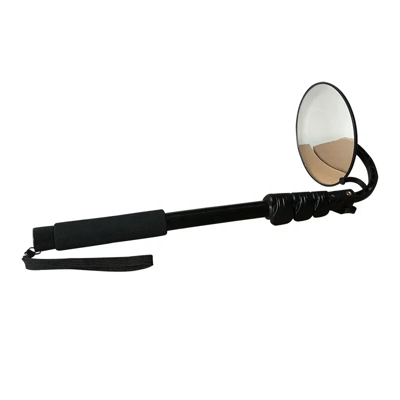 Highly effective under vehicle inspection mirror kit telescopic search mirror