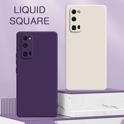 Original Square Liquid Phone Case for Honor 30 30i 30S Pro Plus Lite Youth Russia Soft Silicone Shockproof Cover Honor30 30Pro