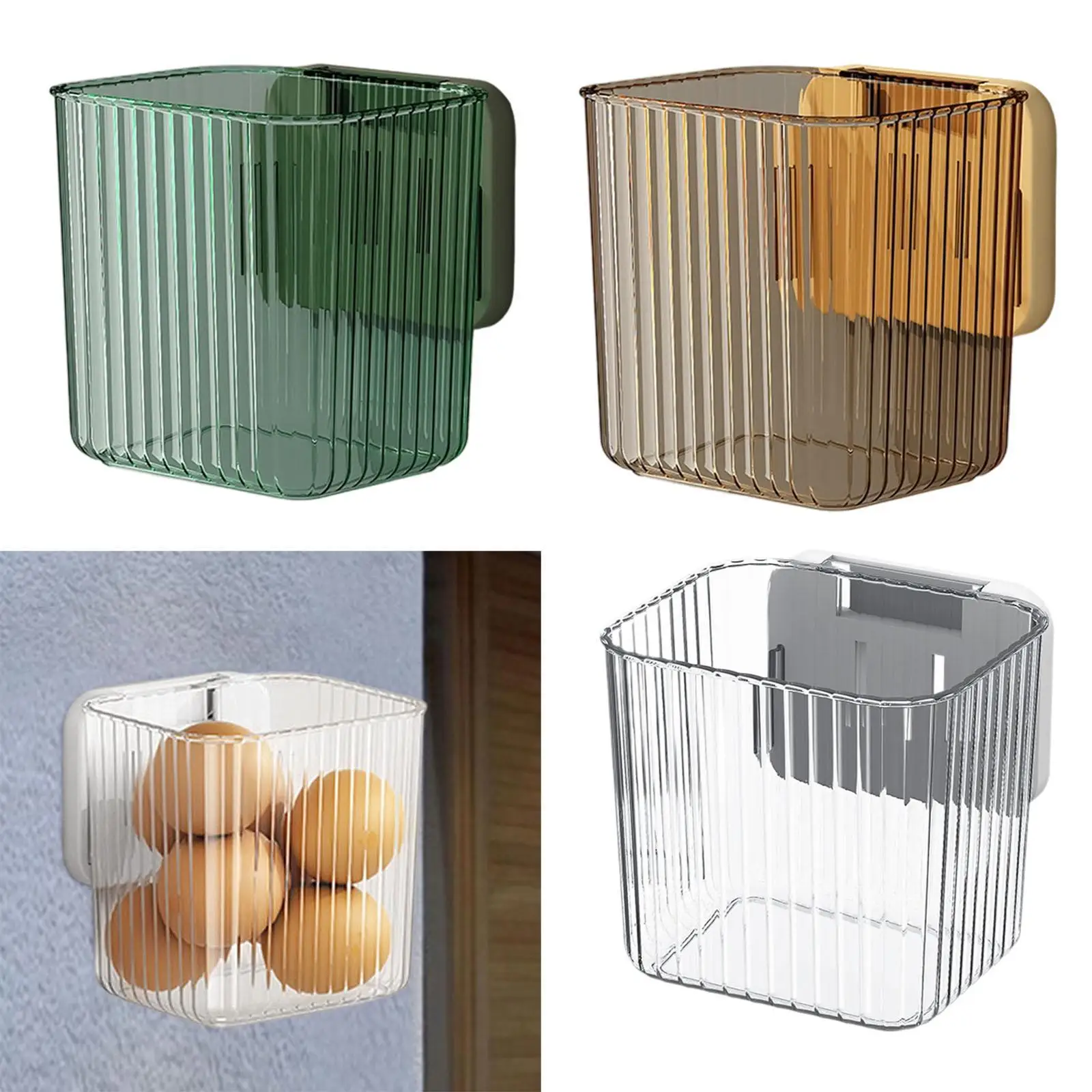 Refrigerator Side Door Organizer Storage Rack Garlic Onion Bin Multipurpose Kitchen Cabinet Organizer for Small Items