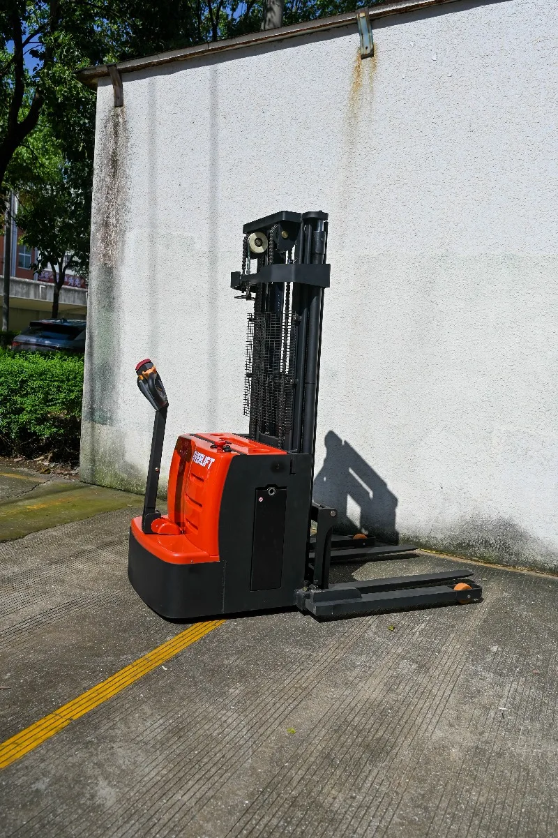 4.5m Triplex Mast Electric Pallet Stacker Container Forklift Stacker Warehouse Material Handling Lifting Equipment