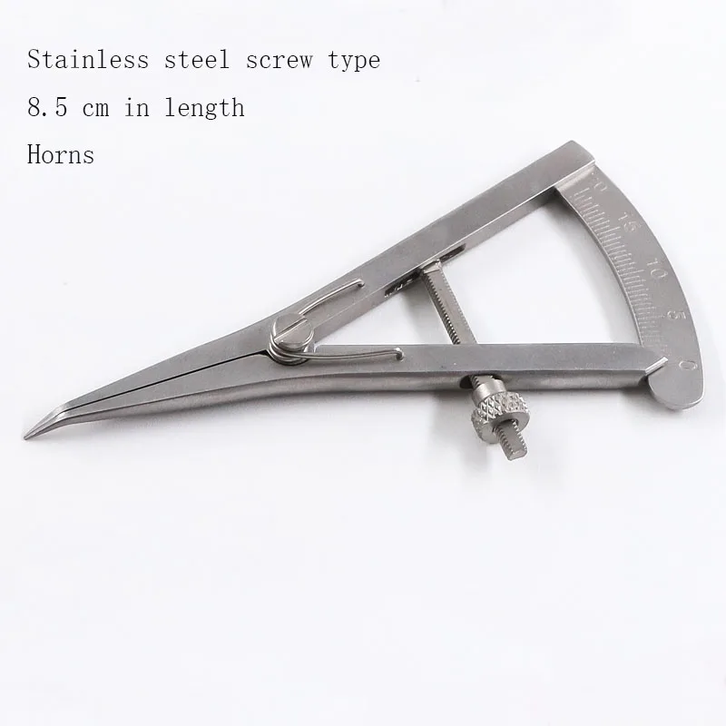 Medical stainless steel eye gauges double eyelid cosmetic plastic surgical instrument tools orbital measuring ruler