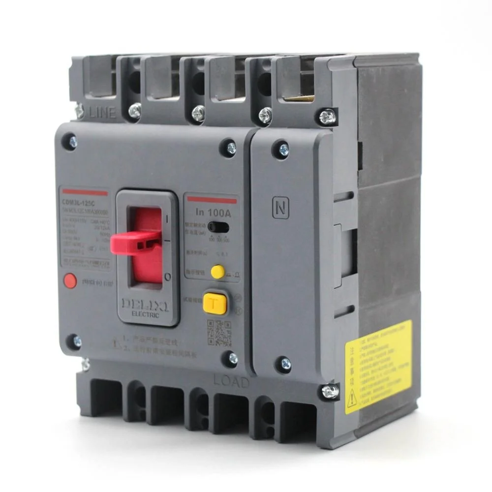 

CDM3L 3 Phase MCCB ELCB Circuit Breaker DELIXI Compact Volume Than Current MCCB Fully Electrical Installation Accessories CN;ZHE