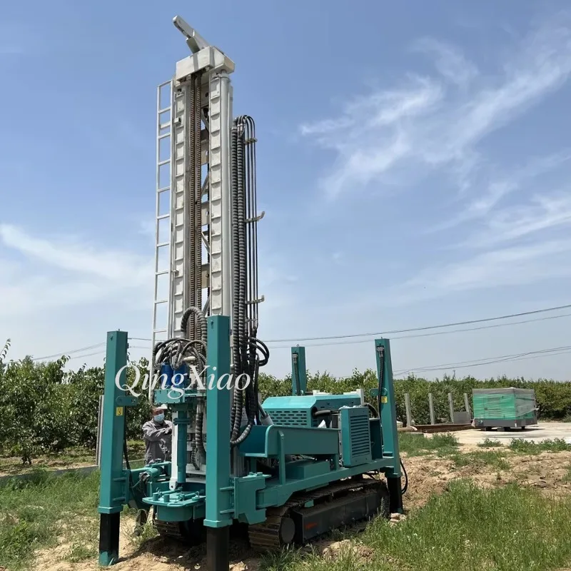 FOB Price Heavy Duty Hydraulic Crawler Type Water Well Drilling Rig Suitable For Underground Water Extraction Construction Work