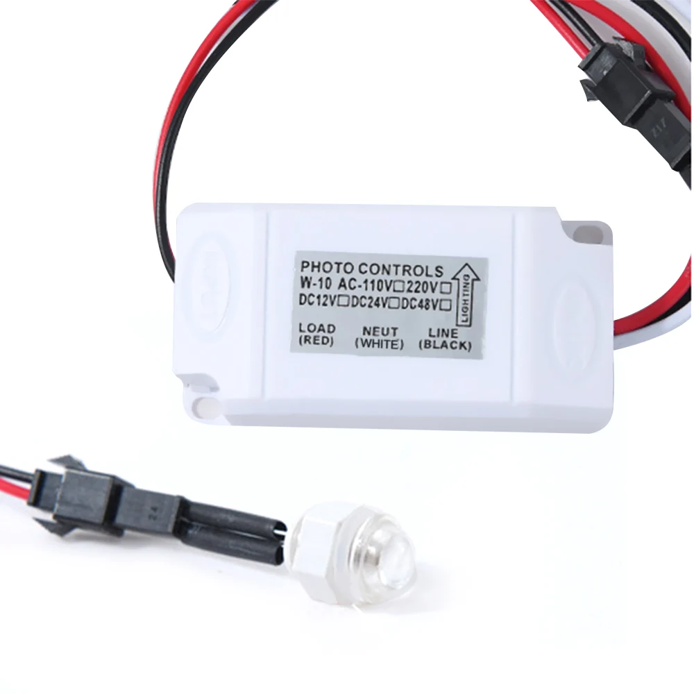 

IP44 DC12V 24V 220V AC Mini Outdoor Light Control Photo Sensor Switch