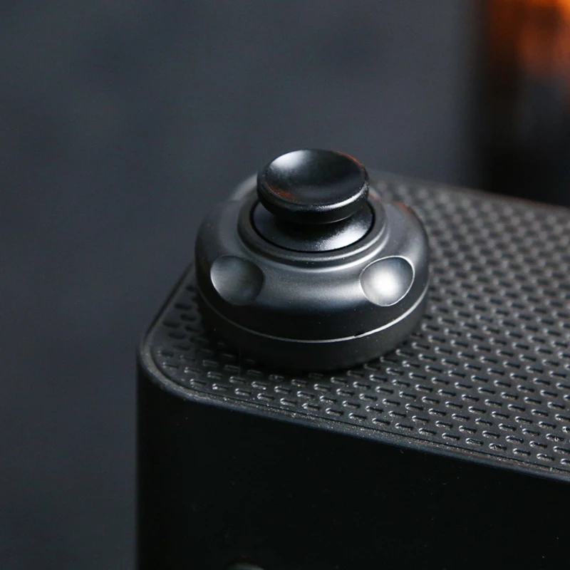 Gao Rice Ball Fidget Slider Toy acciaio inossidabile Spinner Finger Push Spin Coins Fidget Toys EDC Gear For Adults Kids Gifts