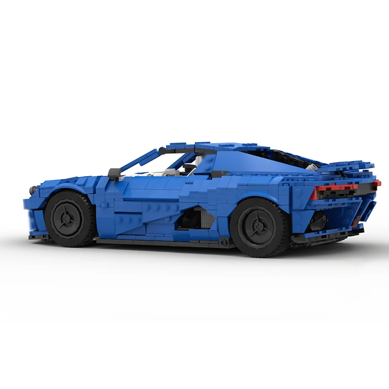 Speed Racing Car Model MOC Building Bricks Top Tier Sports Car Modular Technology Children Holiday Gifts Assemble Toys Suit
