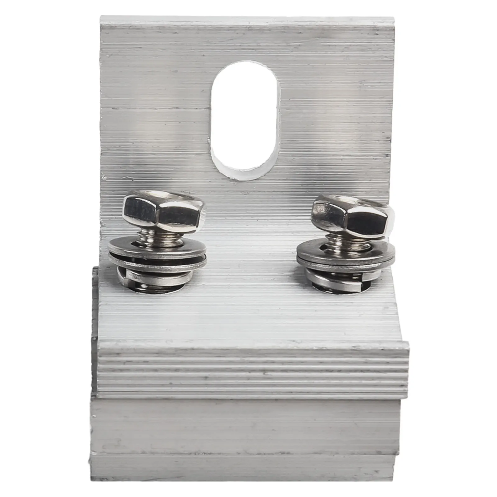 

Aluminum Alloy Clamps Roof Mounting Bracket Silver Versatile Installation Anodized Treatment Corrosion-resistant