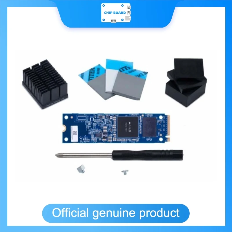 Hailo-10H M.2 AI Accelerator Kit, Key M ET Module for Edge AI Computing, Machine Learning and Vision Applications
