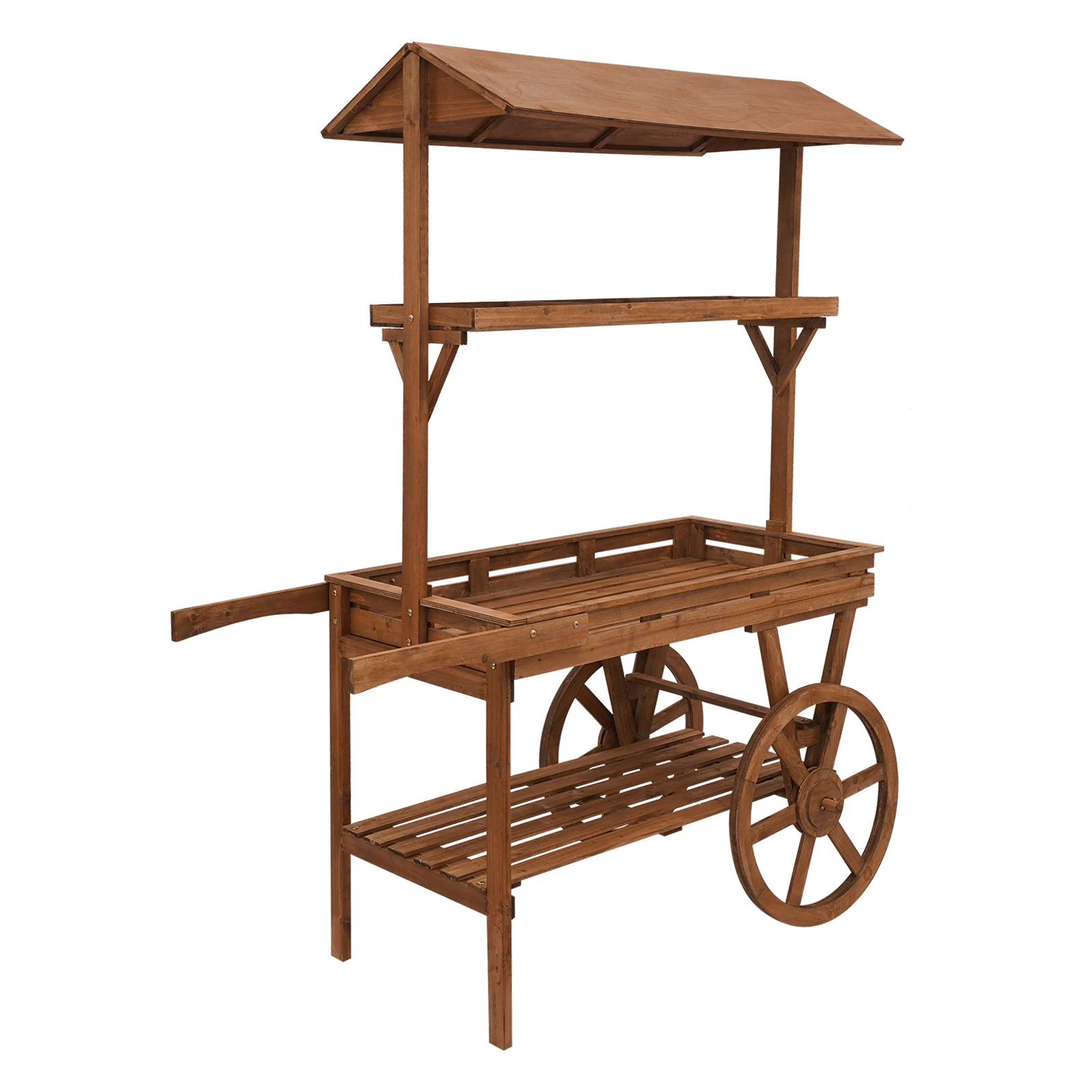 Rolling Cart, Retro Rolling Cart, Display Rack