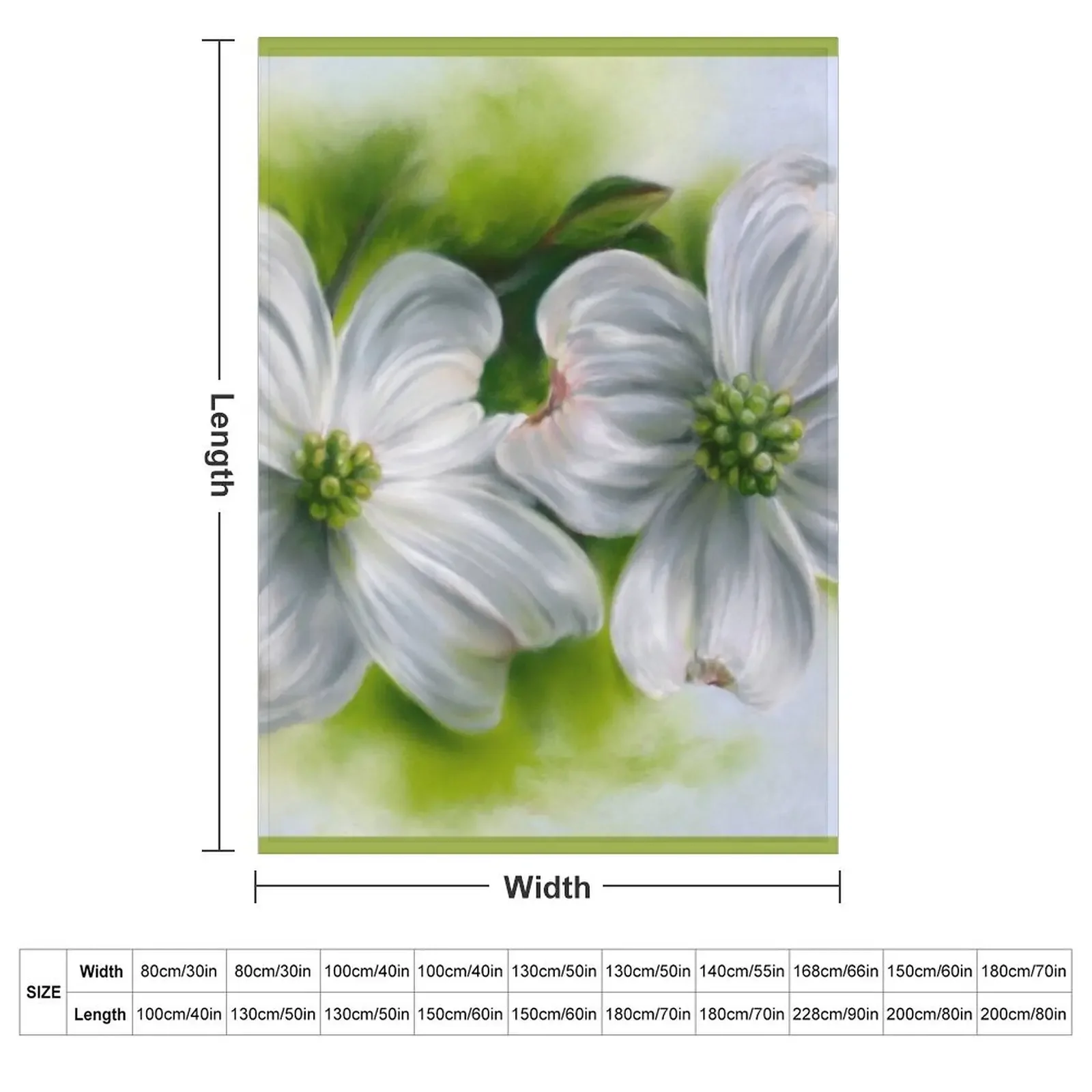 White Dogwood Pair in Spring Throw Blanket Blankets Sofas Of Decoration funny gift Summer for winter Blankets