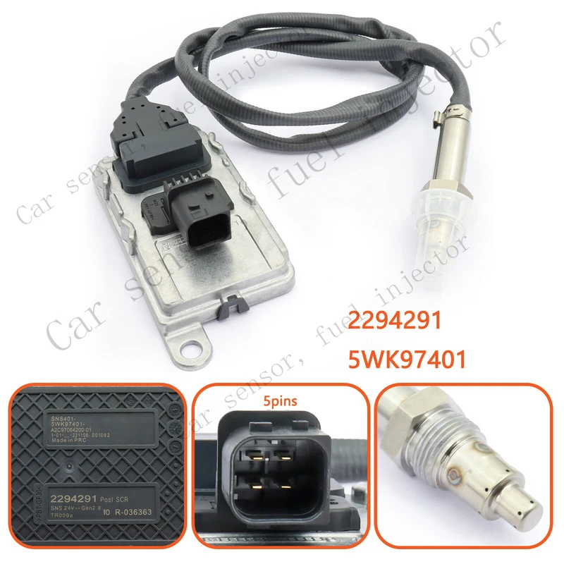 Q+ Nitrogen Oxide Nox Sensor 2294291 5WK97401 For Scania Truck R, P, Series, EURO 6