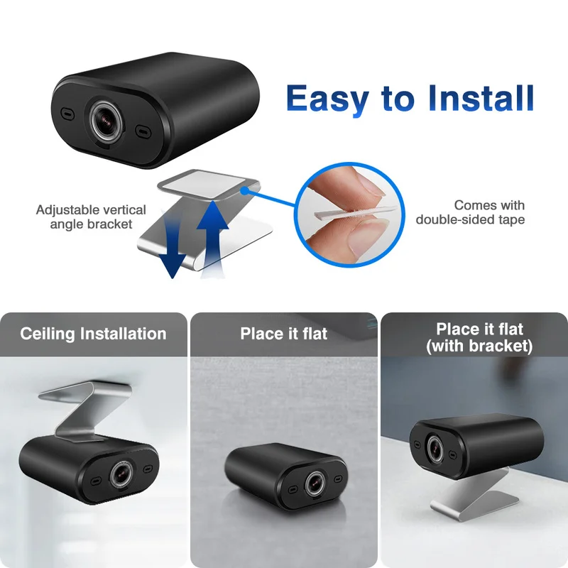 2026 Latest Mini WiFi Camera. Features Remote Live Viewing Via Mobile Phone, One-way Audio Reception, Motion Detection gallery 5
