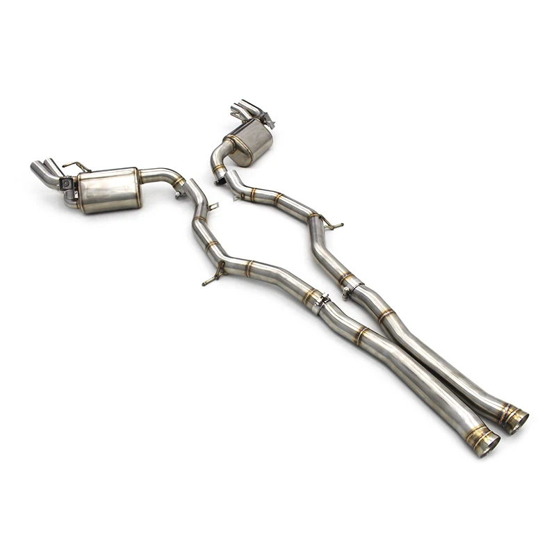 OEM Valves Stainless Steel Muffler Exhaust System For Mercedes-Benz S63 AMG S550 COUPE 2012-2019 Catback Exhaust
