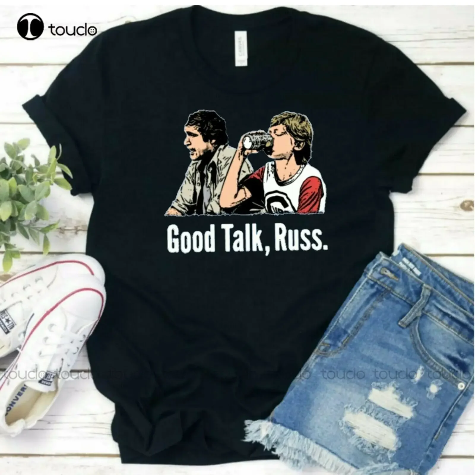 Good Talk Russ Unisex T-Shirt Custom T Shirts For Men Custom Aldult Teen Unisex Digital Printing Tee Shirts New Popular Tshirt