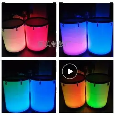 

Frosted Water Drum Colorful LED Passion Voice Transparent Flying Child