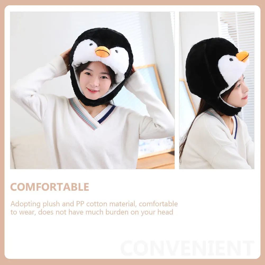 

Penguin Shape Hat Cute Cartoon Party Costume Hat for Adults Teens Carnival Cosplay Headwear Funny Party Selfie Prop