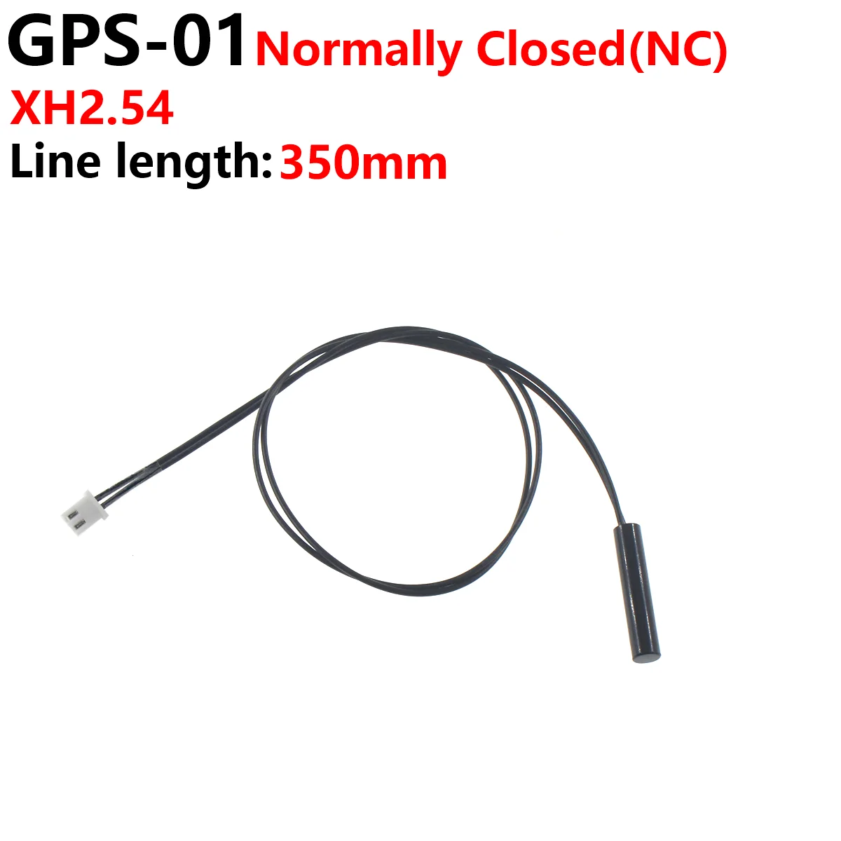 GPS-01/23/30 Rietbuisdraadlengte 350Mm Normaal Open/Normaal Gesloten Nabijheidsschakelaar Kleine Magnetische Schakelaar Plastic Bandkabel