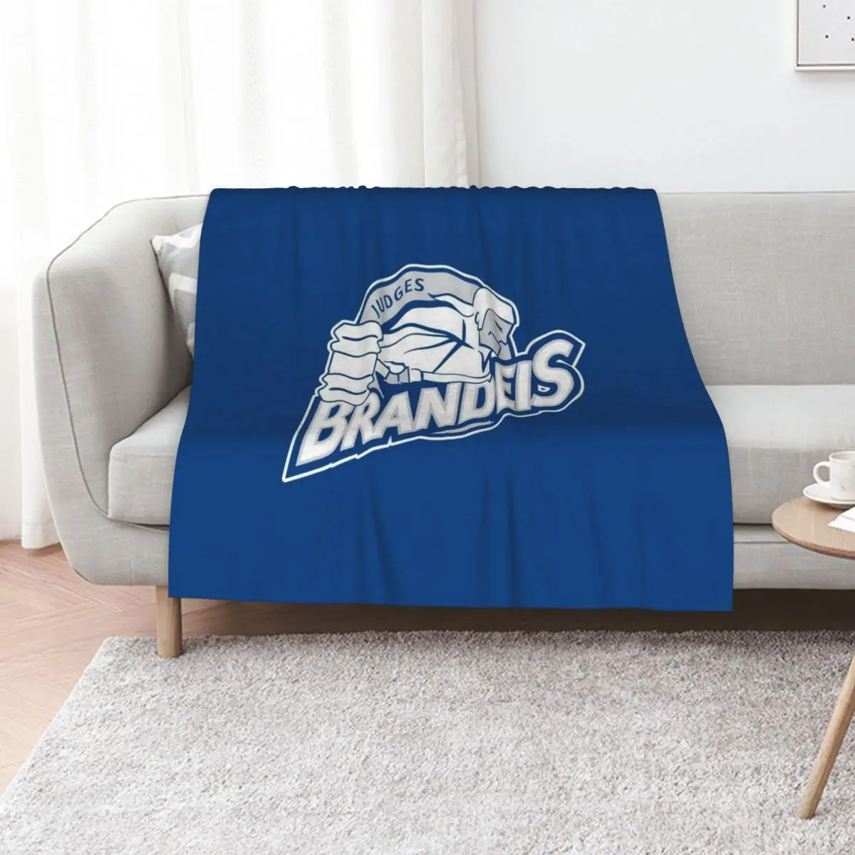 Brandeis University Throw Blanket Giant Sofa Sofa Throw Decorative Sofas Single sofa bed valentine gift ideas Blankets