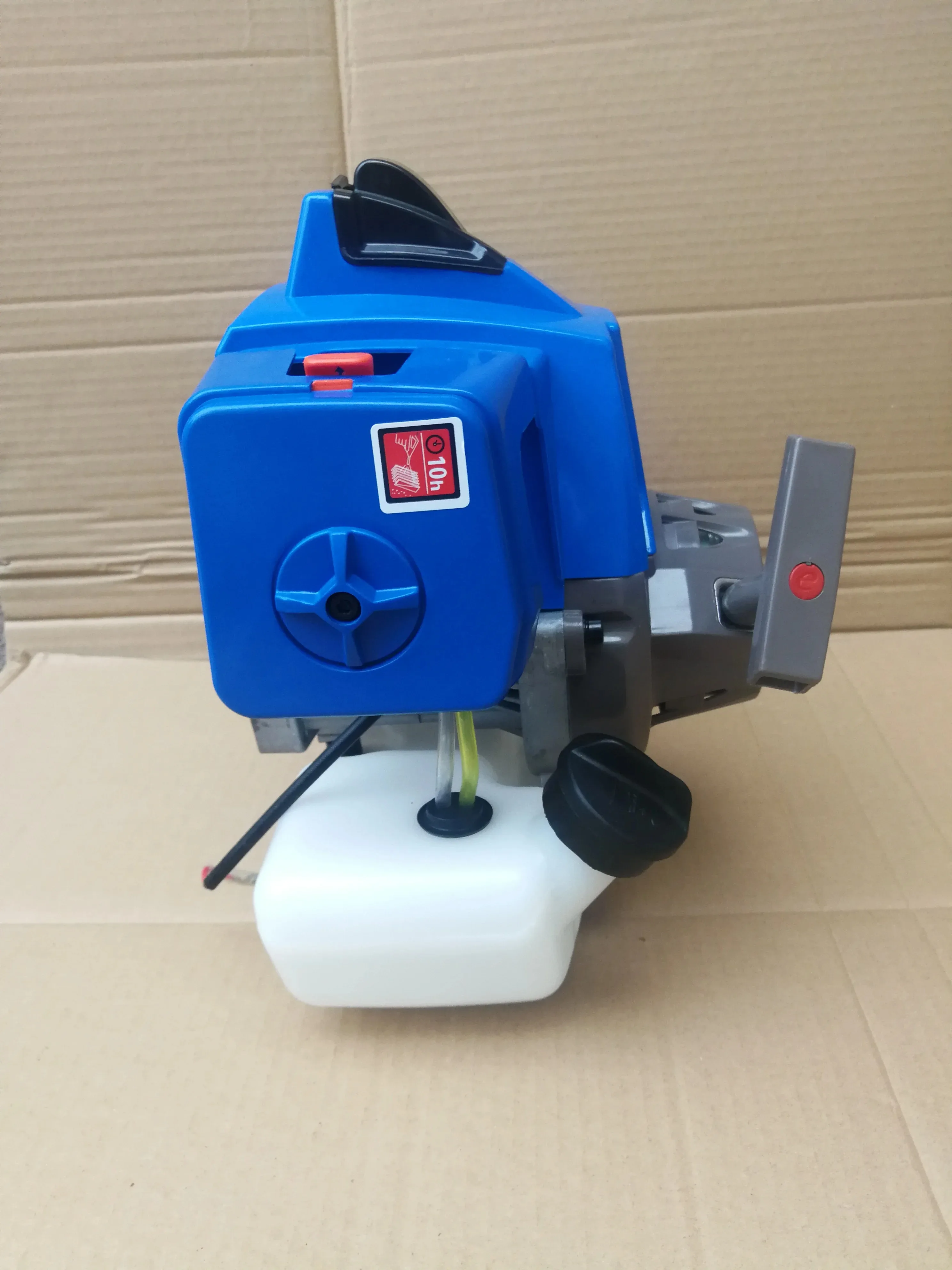 Blue Color Easy Start 80cc 1E53F Engine 2 Stroke Earth Drill Brush Cutter Goped Scooter Motor 53mm Cylinder Piston RC Car