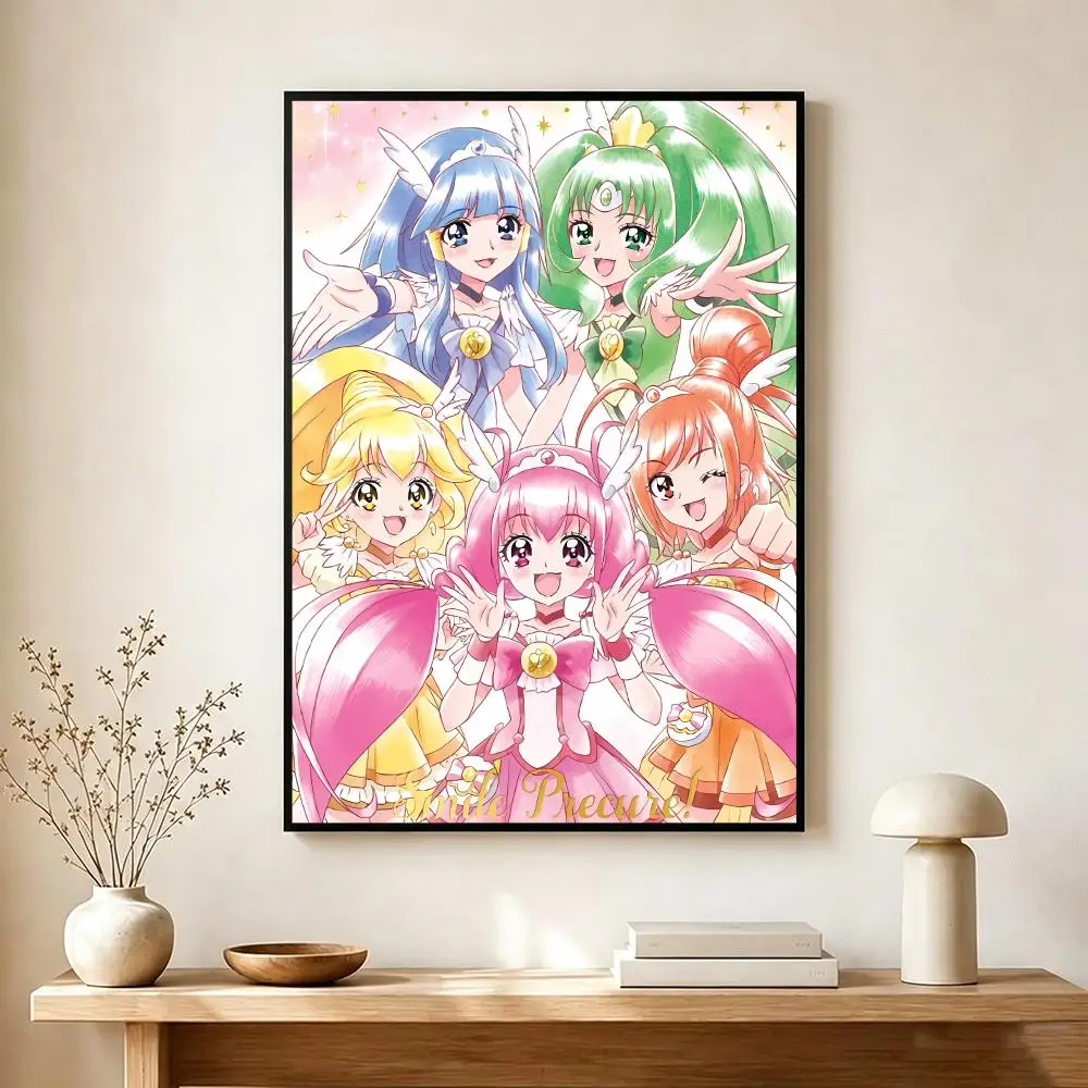 Radiant Sparkling P-Pretty Cure Christmas Girls Poster Modern Home Decoration Interior Design & Contemporary Wall Art Collection