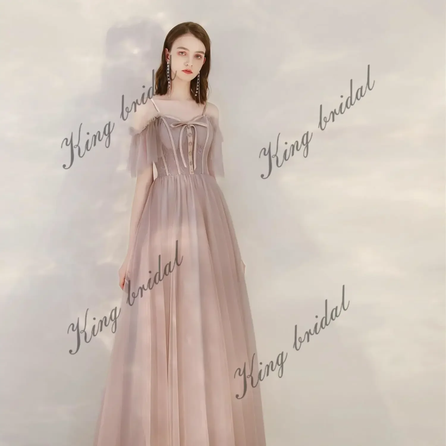 Formal Evening Gowns Party Prom bridal dress Custom Off Shoulder Mesh Ball Bridesmaid Dress Women's Cocktail Party Dresses