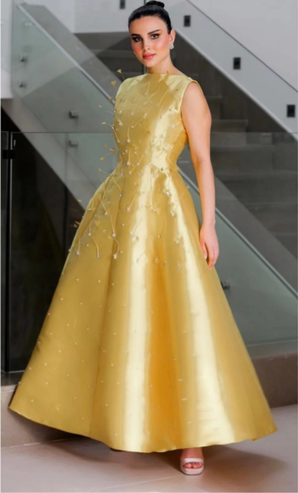 CustomizedExquisite Bateall Ball Gown Floor Length es Beading S Formal Occasion 	vestido femininoفساتين كوكتيلفساتين الح