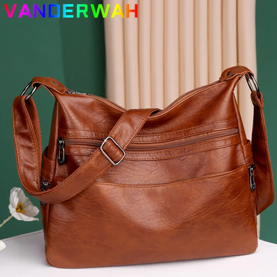 3-warstwowe zamki błyskawiczne torebka na ramię wysokiej jakości duże torby na ramię typu crossbody luksusowy projektant Messenger Sac małe torby na co dzień