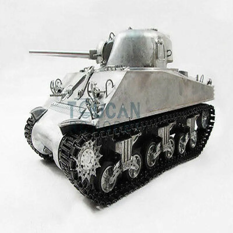 Mato kit rc tanque de metal completo escala 1/16 m4a3 sherman versão infravermelha 1230 barril recoil toucan rc hobby rc modelo TH00672-SMT8