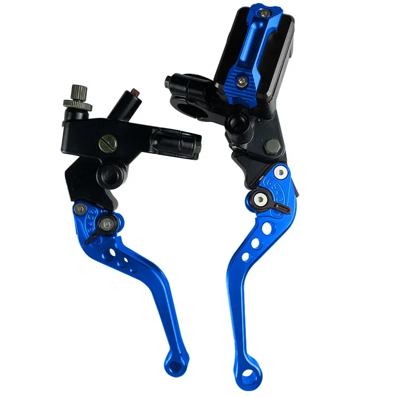CNC Een Paar 7/8 "22mm Universele Motorfiets Hoofdremcilinder Hendel Kabel Koppeling Reservoir Voor Scooter Sport crossmotor