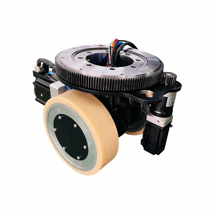 Custom AGV Accessories Automated Walking Drive System DC24V 48V AC220V 3000KG Differential Integrated Drive Wheel