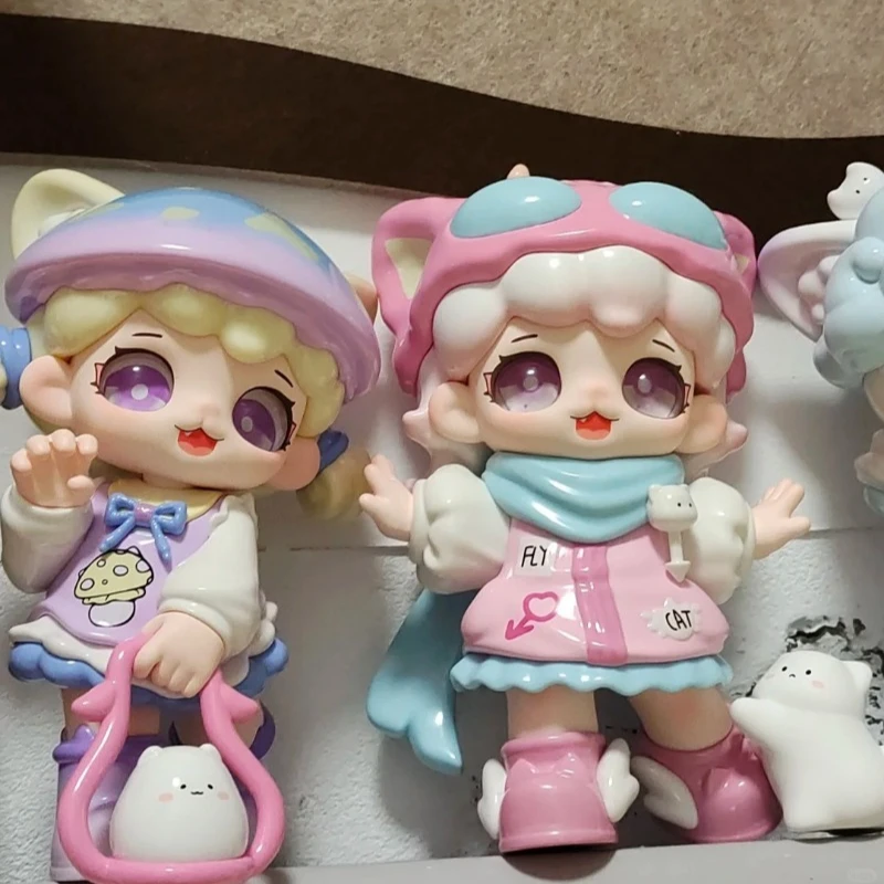 

Mioco Accompanying Diary Series Blind Box Mioco Mystery Box Figure Cat Cute Girl Heart Doll Toys Birthday Gift Table Decoration