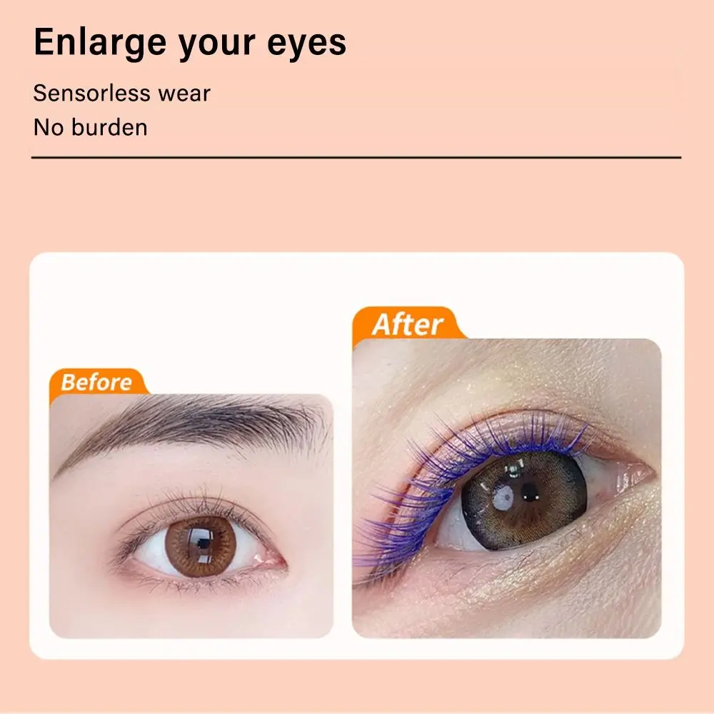 Colorful Colored Lash Clusters Self Application At Home D Curl Cluster Lashes Natural Look DIY Lash Extension for Women