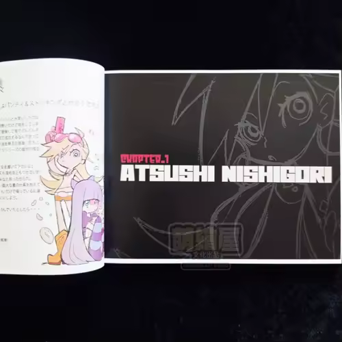 Anime Panty & Stocking with GarterbeltInitial Artbook Setting Collection Vol.1 Trigger Animation Line Full Color Manga Artwork - Image 2