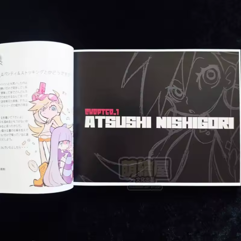 Anime Panty & Stocking with GarterbeltInitial Artbook Setting Collection Vol.1 Trigger Animation Line Full Color Manga Artwork - Image 2