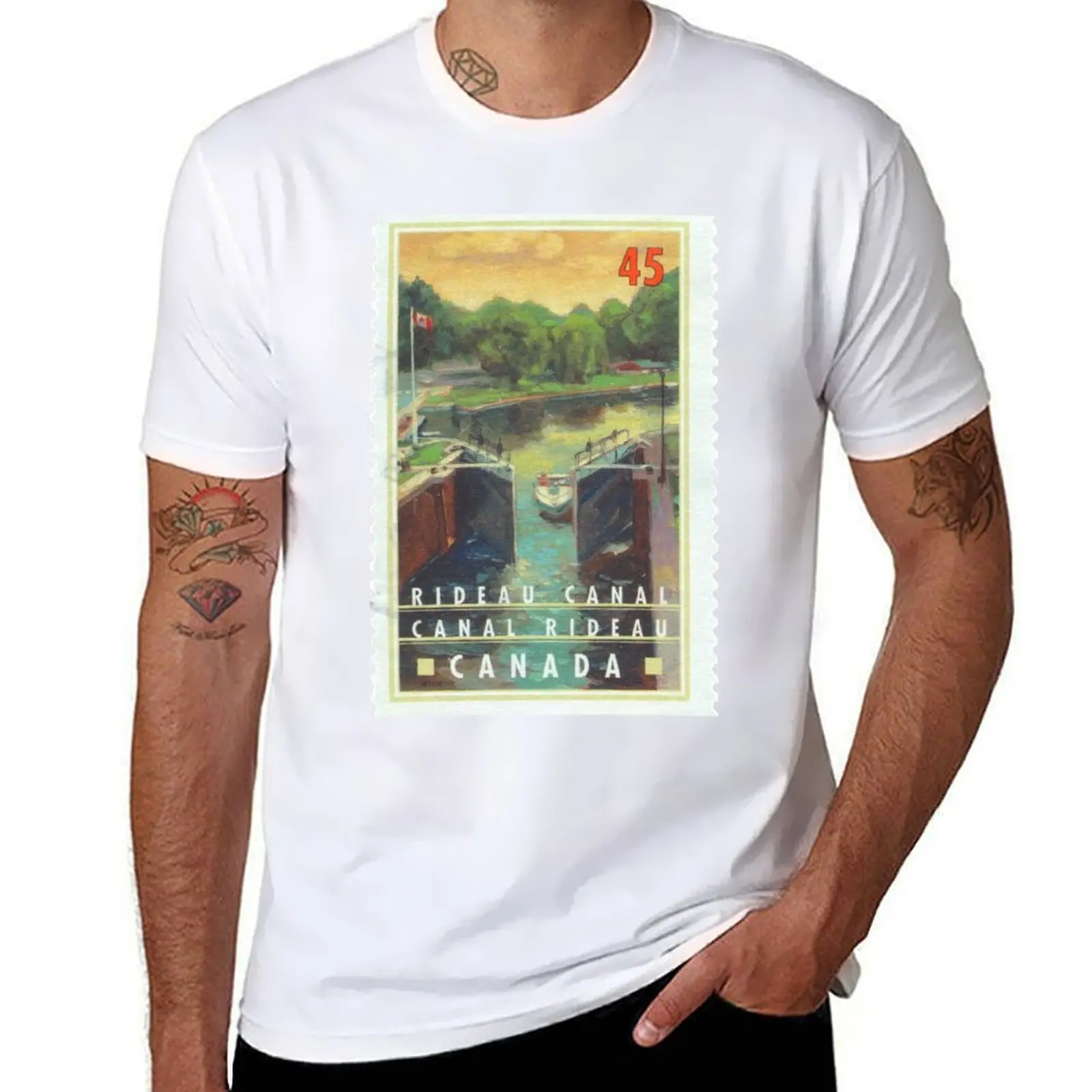 

Rideau Canal T-Shirt t shirts for man cotton funny t shirts for man pack white man t shirt designer T-Shirt