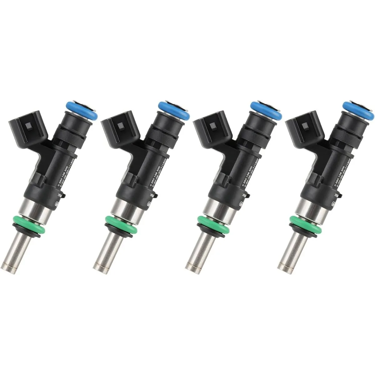4 Inyectores de Combustible para Dodge Dart 2013, Fiat 124 Spider 2012-2015 y Fiat 500 2017-2020, 0280158300