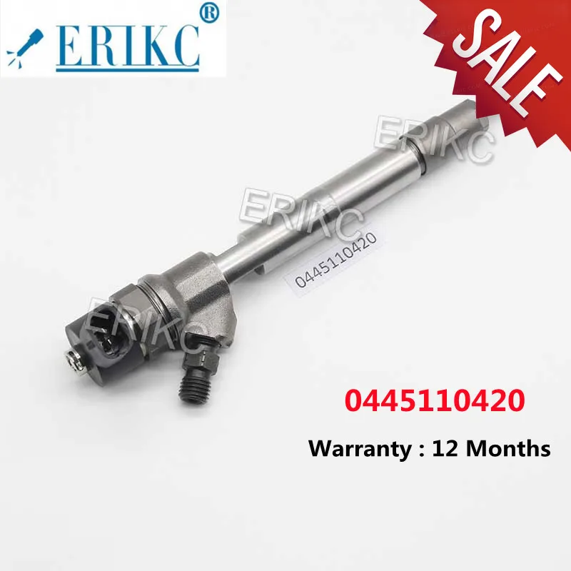 ERIKC 0445110420 Diesel Common Rail Injector Type 0445 110 420 Genuine 0 445 110 420 Nozzle DLLA149P2239