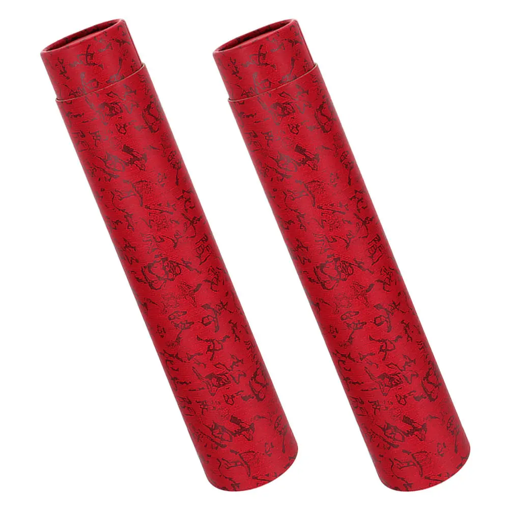 2 قطعة صندوق تخزين التمرير نمط لافتة للنظر استخدامات متعددة للوحات الخط والخطوط المشارك أنبوب صندوق تخزين الطلاء