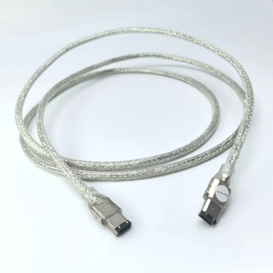 6Pin To 6P Data Extension Cable IEEE1394 Firewire 1.8m Male for Computer Printer Scanner DV Camera