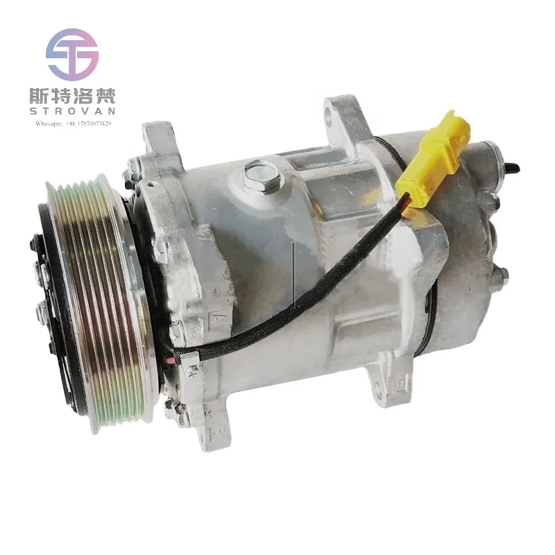 

OE 9639109580 6453JN 6453CR 9646416780 Auto Parts 7V16 12V Car Spare Part AC Compressor for CITROEN C8