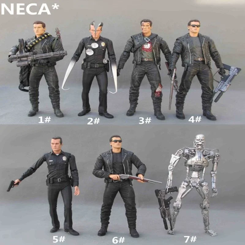 

Экшн-фигурка в наличии 18 см Neca TerminatorT-800 Арнольд Шварценеггер Tech нуарполиция штурм ПВХ Коллекционная модель игрушка