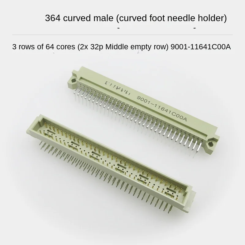 364 Three-row 64p board-to-board 2 x 32pin short-row connectors Bent male straight female Straight male or bent female