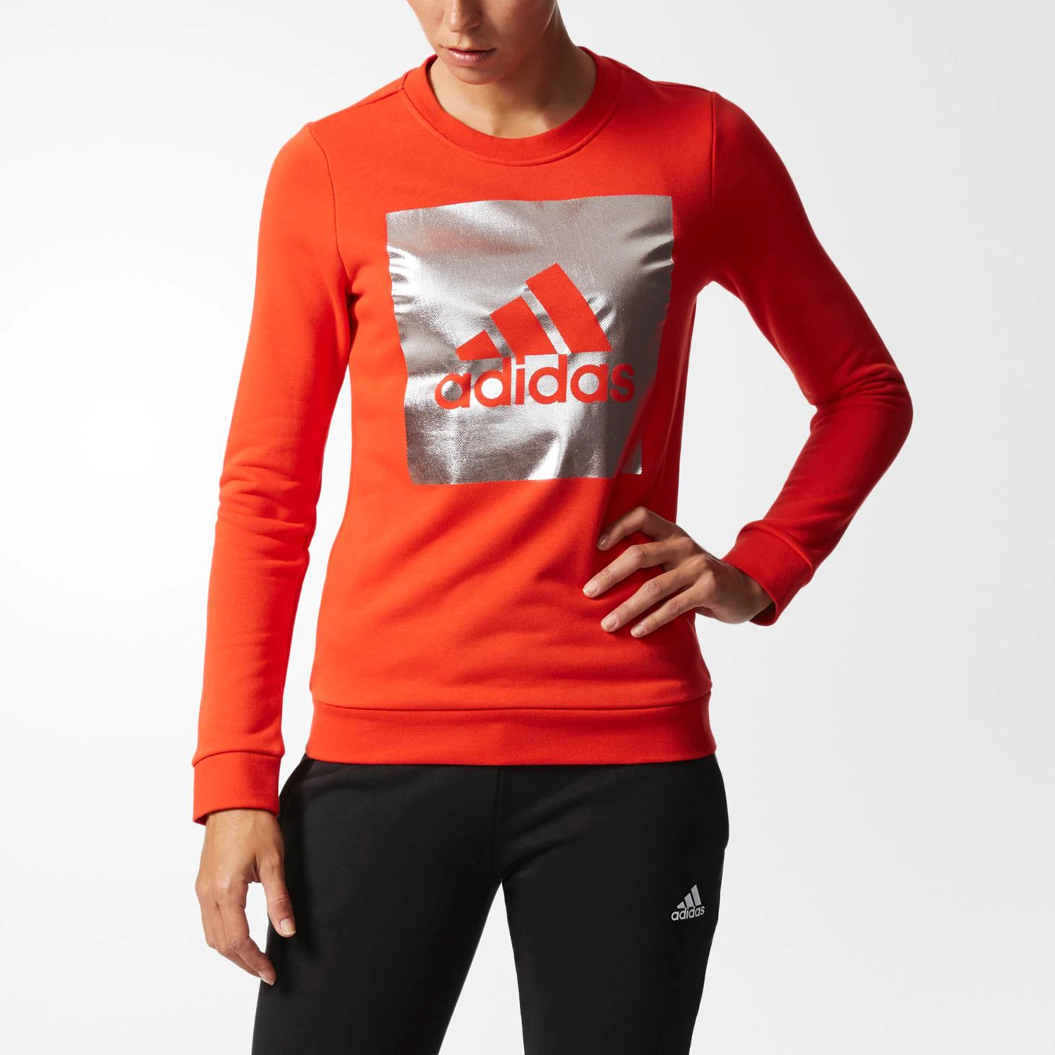 

Adidas оригинальная сезонная новая женская красная толстовка с капюшоном BS3241